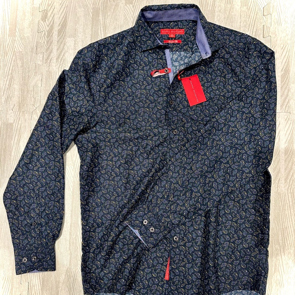 Report Collection Casual Button Down Summer Shirt Size S Small Summer Shirt